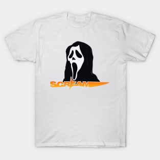 scream VI  (Scream 6)  scary horror movie graphic design by ironpalette T-Shirt